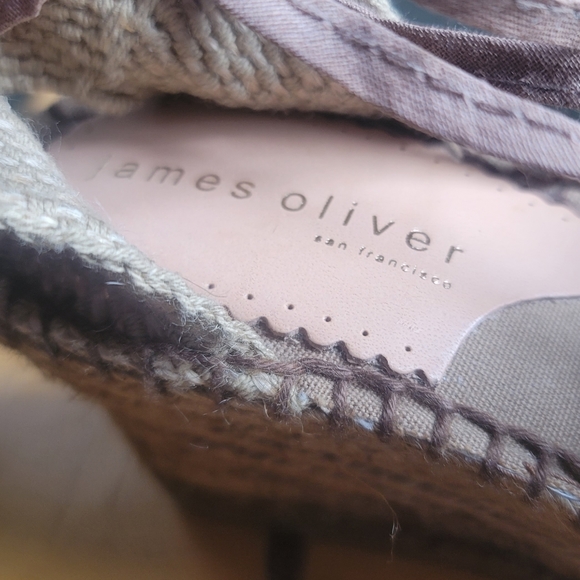 james oliver Jute Espadrille Wedges - Picture 6 of 11